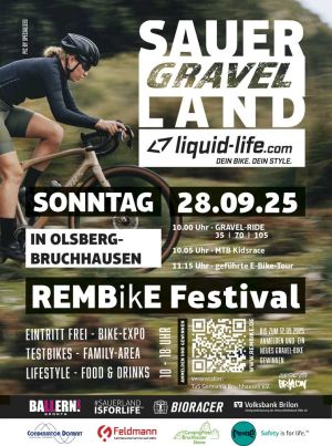 Flyer REMBikE Festival 2025